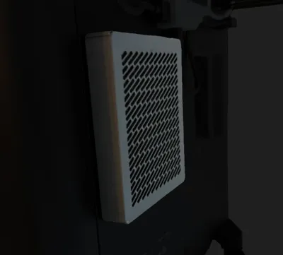 Activated Charcoal Holder Exhaust Attachment