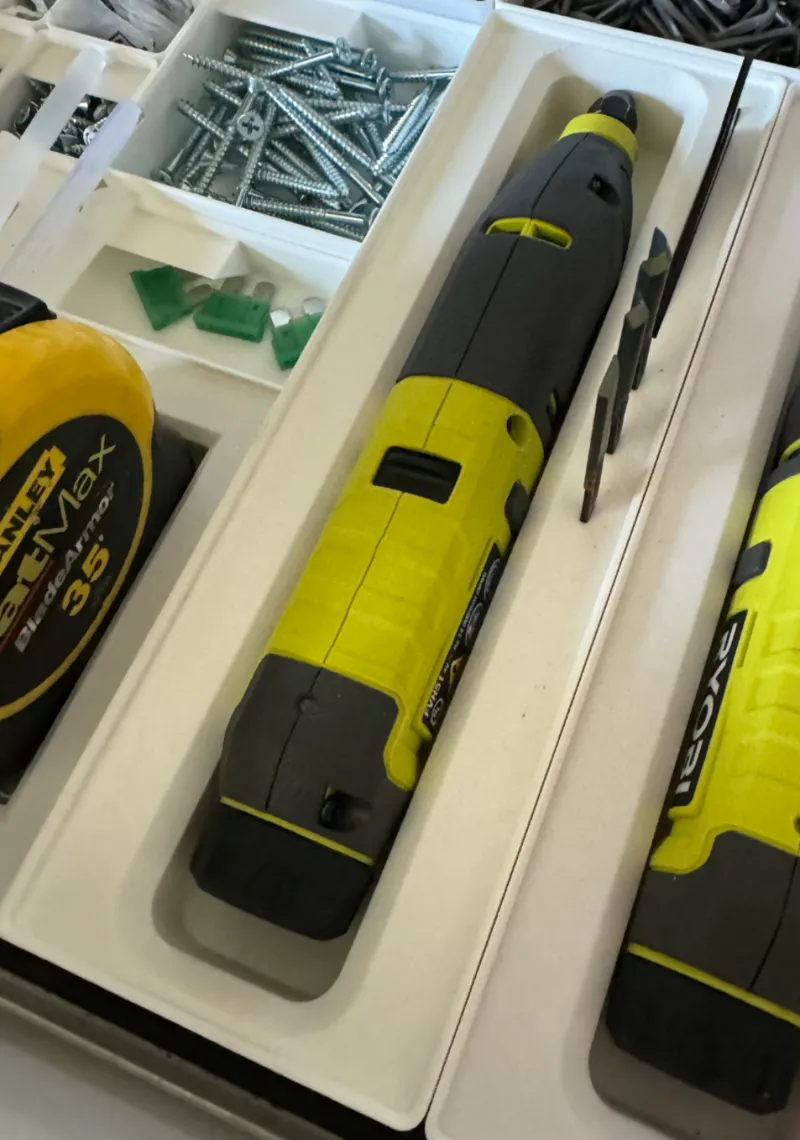 Ryobi USB Lithium Power Carver Kit Gridfinity Bin