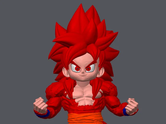 Super Saiyan 4 Goku Mini (Daima)