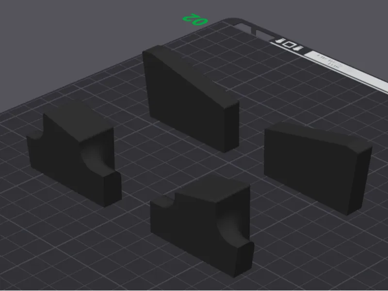 Xmaxx battery spacers