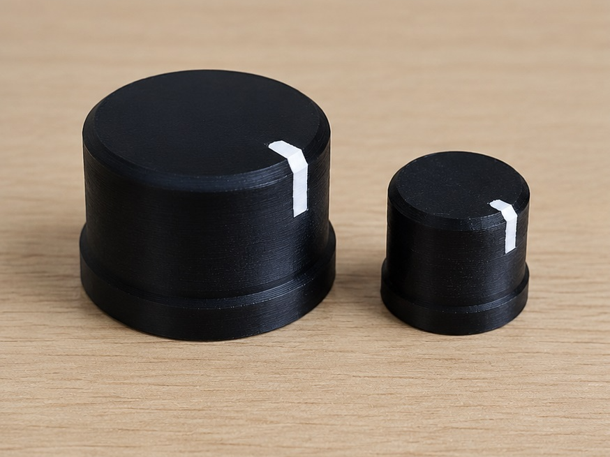 Potentiometer Knobs v5 –3D Printable Control Knobs