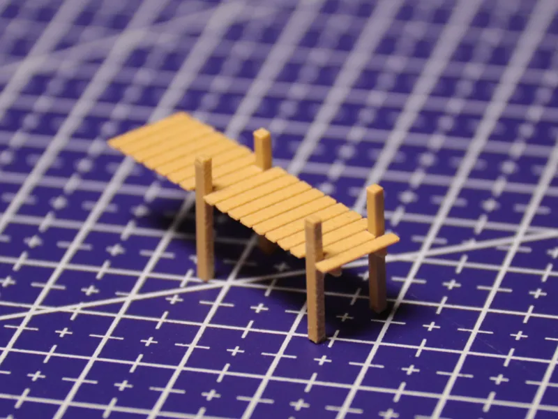 Kleiner Steg in H0 - 1/87 Modellbau