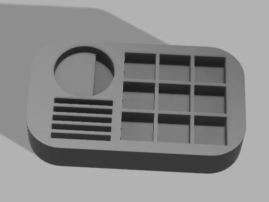 rangement mini tin 9 dés
