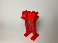 Pilier de pont pour circuit de train en bois — photo 4