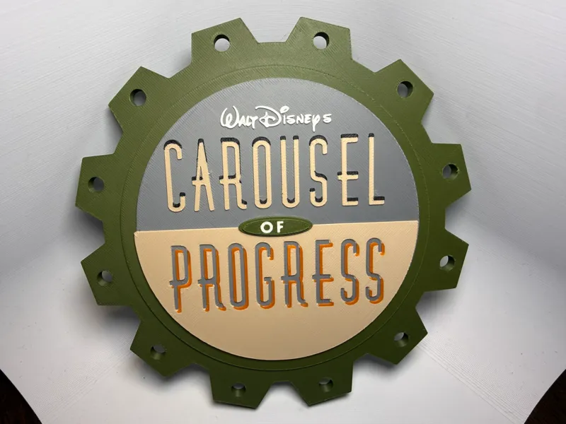 Disney's Carousel of Progress Sign