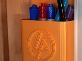 Dry-erase markers container - Linkin Park logo