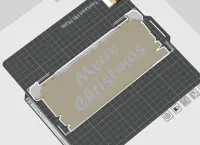 Tamaño 80% texto Merry Christmas