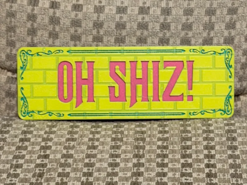 Oh Shiz! Bookmark