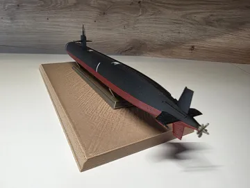 Tapa o cubierta: Los Angeles Class Submarine 1:350 (USS Dallas) — vista de referencia 3