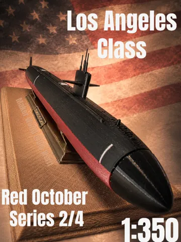Tapa o cubierta: Los Angeles Class Submarine 1:350 (USS Dallas) — vista de referencia 2