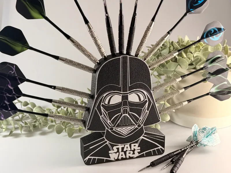 Shaftor Dart Stand Holder – Darth Vader 5 Sets