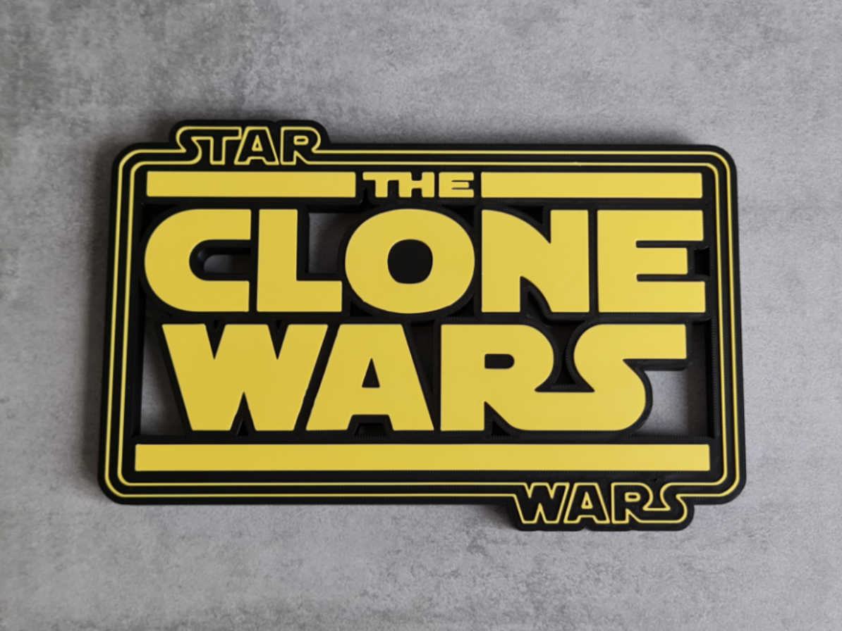 Star Wars the Clone Wars Logo / Sign 