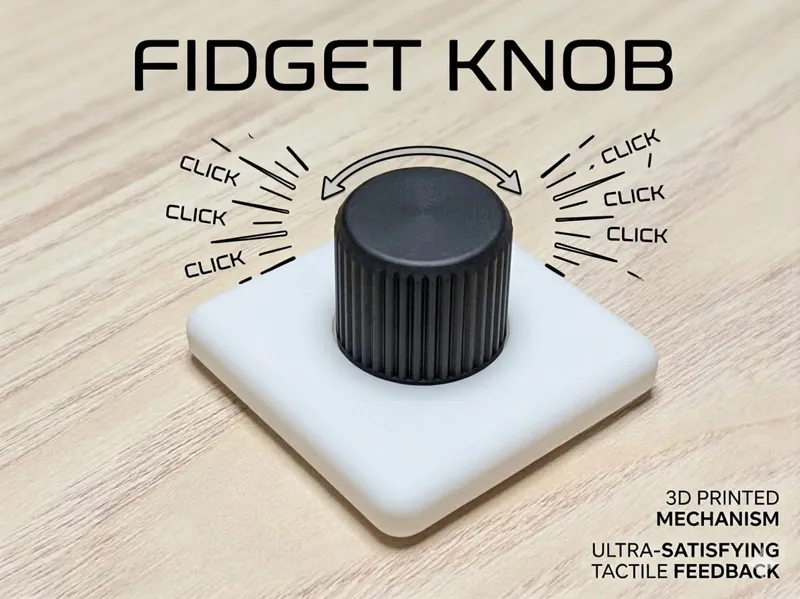 Fidget knob magnetic