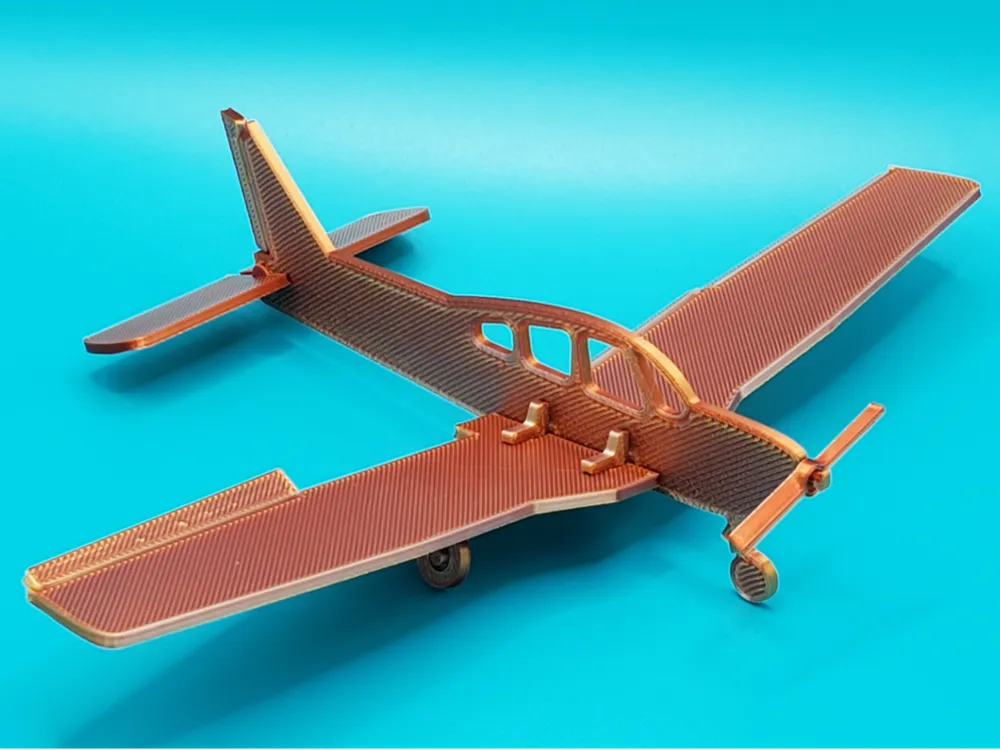 Studio Roof 3D DIY Airplane Piper Kit