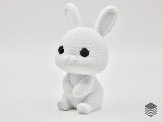 Knitted Easter Bunny