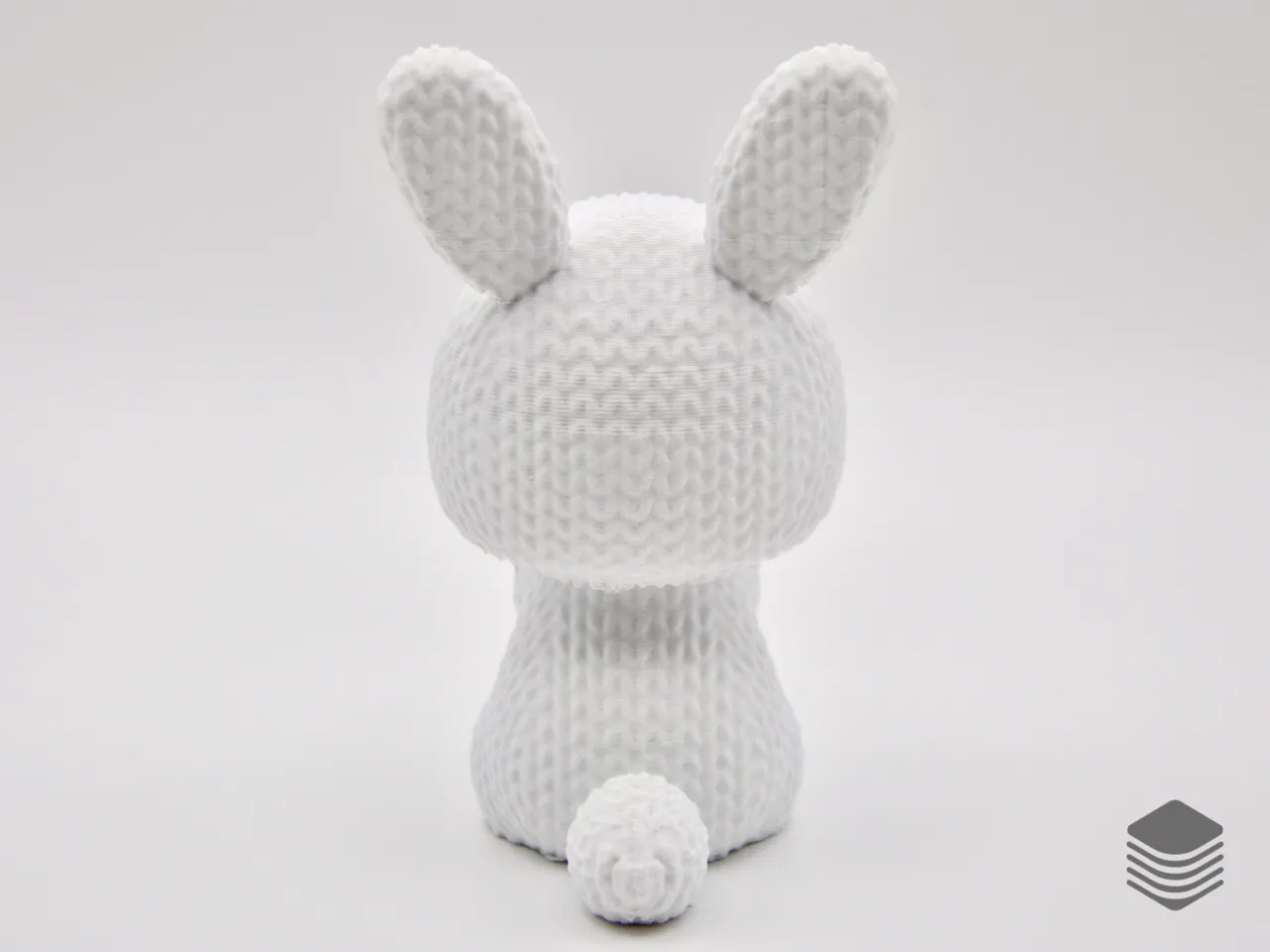 Knitted Easter Bunny view 4