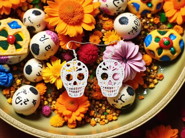 Dia de los Muertos earrings