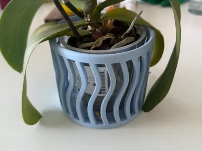 Orchid cache pot
