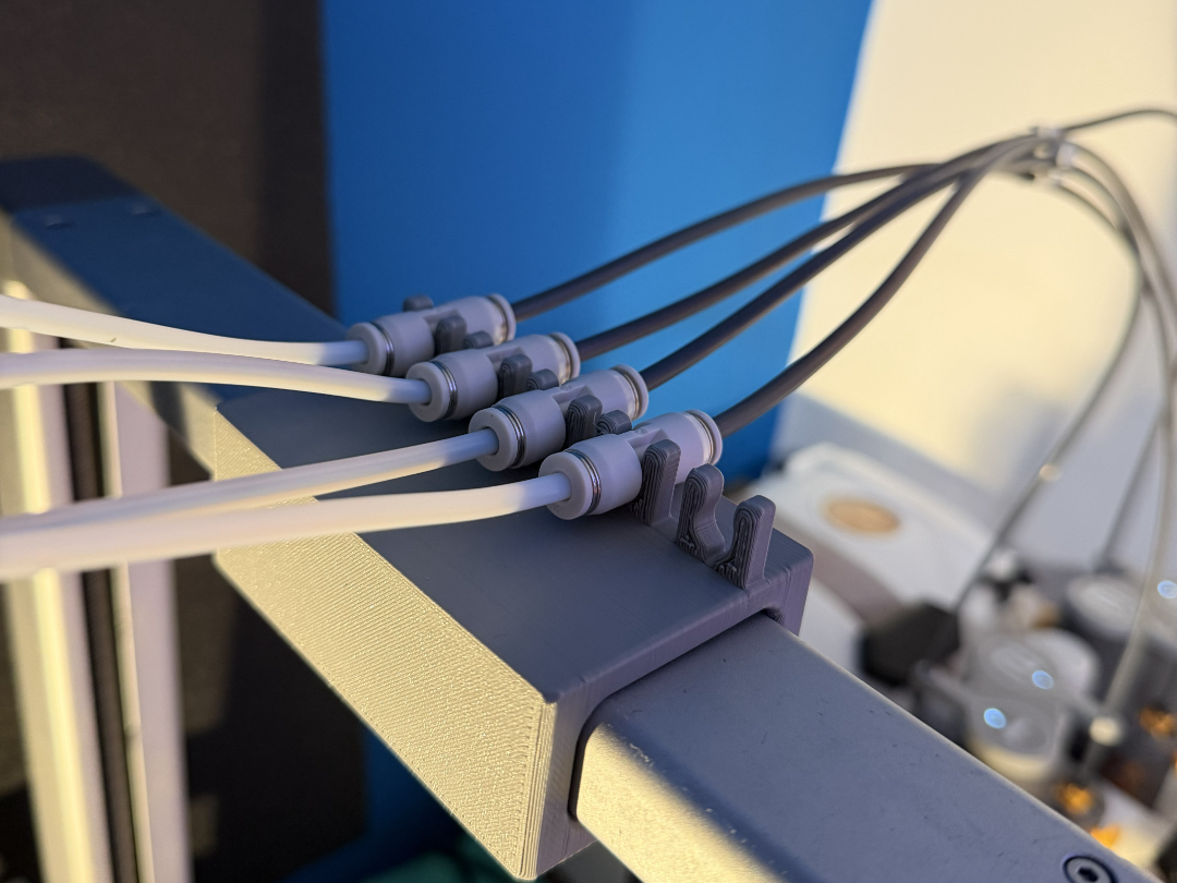 A1 Top Bar 5x PTFE Inline Connector Mount 