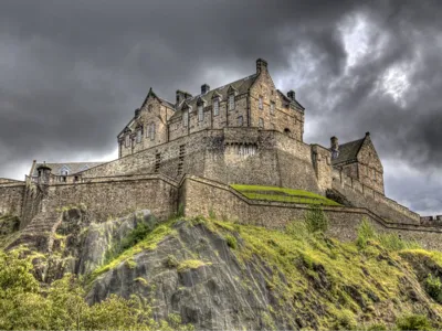 edinburgh castle lithophane