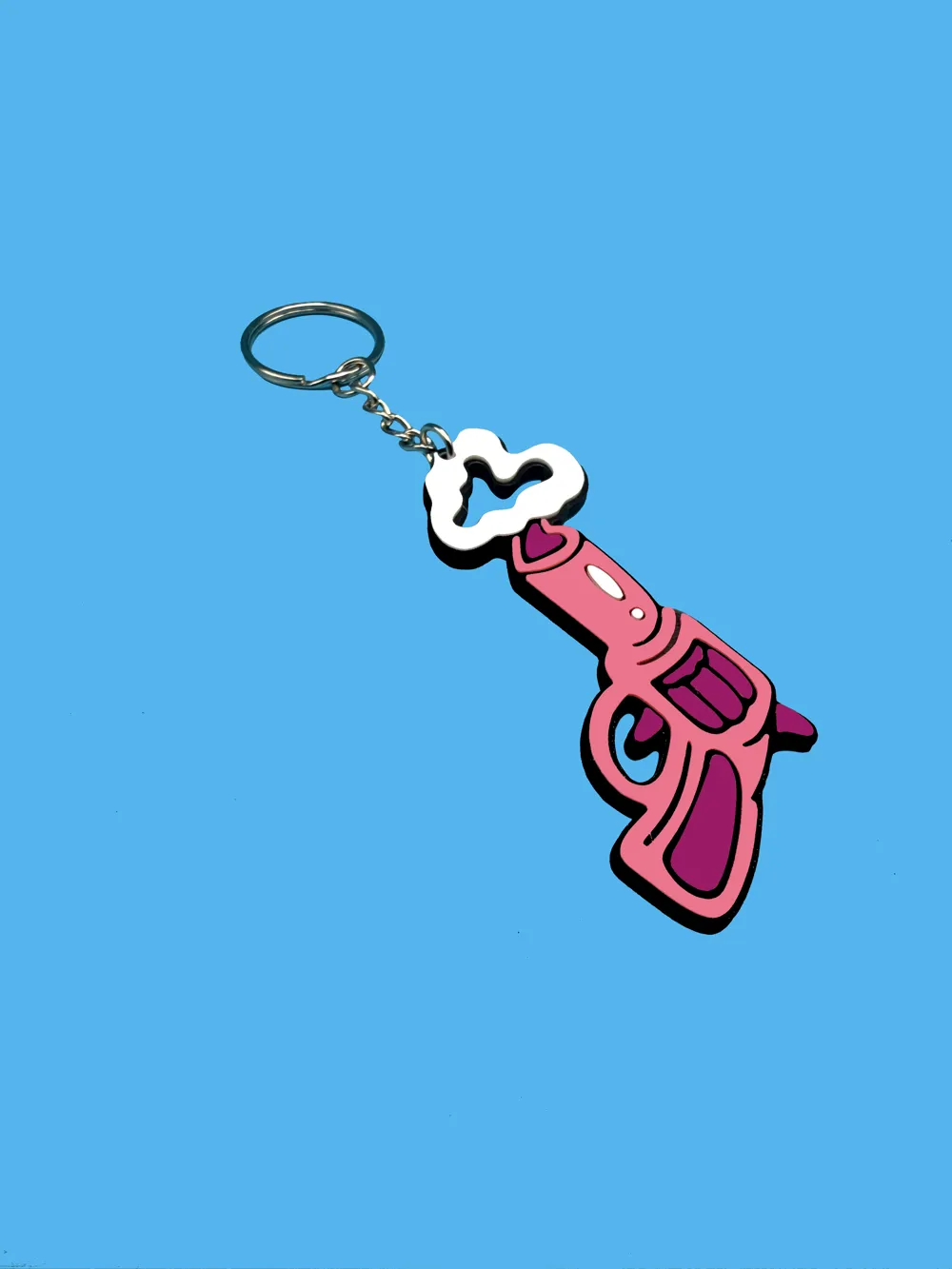 Smoking Gun Keychain by BatChips MakerWorld: Download Free 3D Models