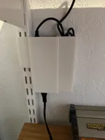 Left and Right Power Brick Holder with Cord Storage