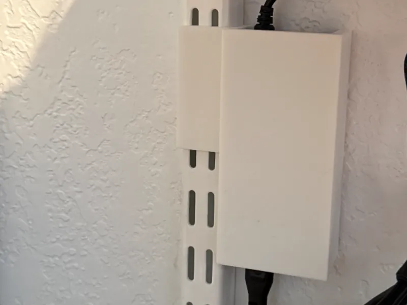 Power Brick Holder for Elfa Easy Hang Standards