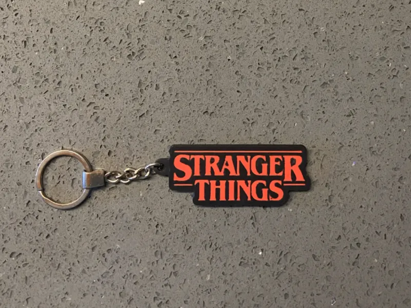 stranger things keychain