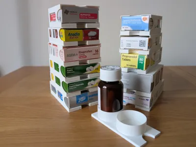 Pill Tablet Blister Storage