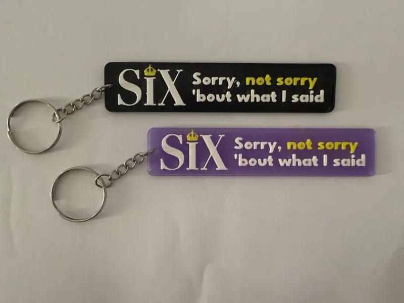 SIX the Musical Keyring