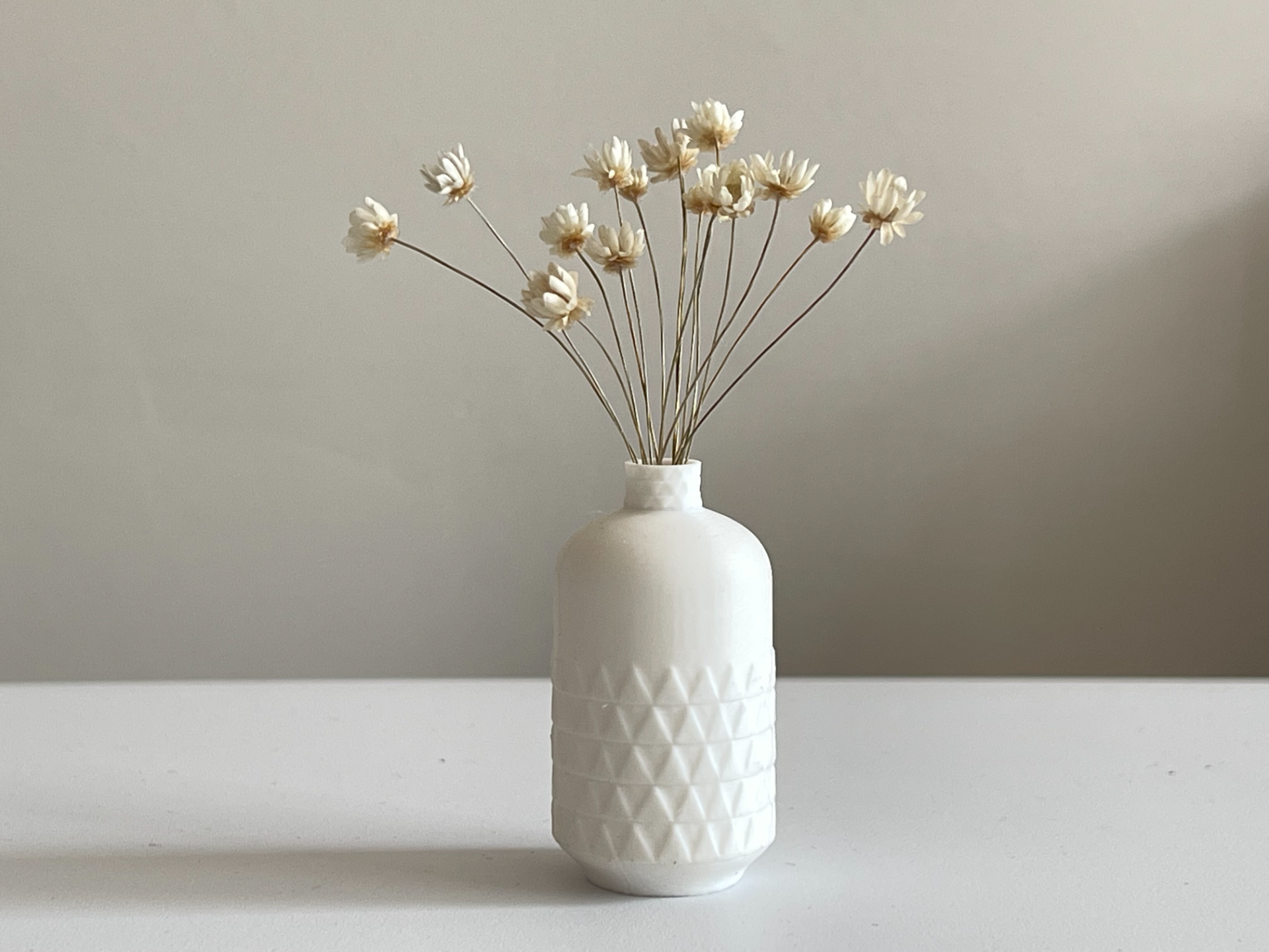 Miniature minimalist vases perfect for dollhouses