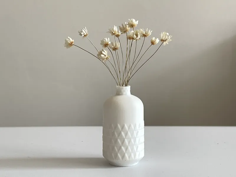 Miniature minimalist vases perfect for dollhouses