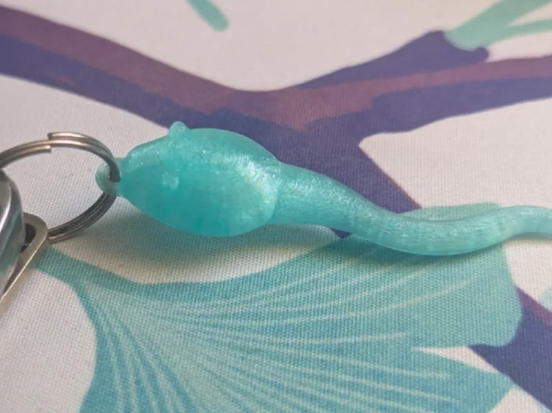 Sperm keychain