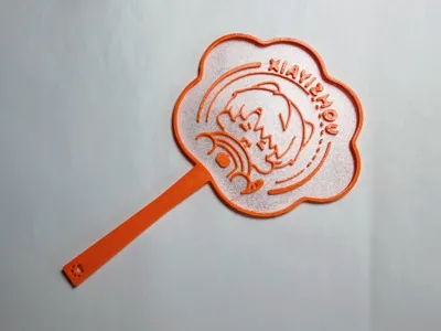 【恋与深空】Imitation Organza Cat Paw Small Fan - 夏以昼