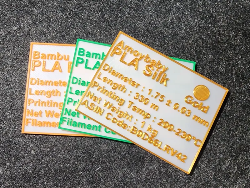 Filament Info Card
