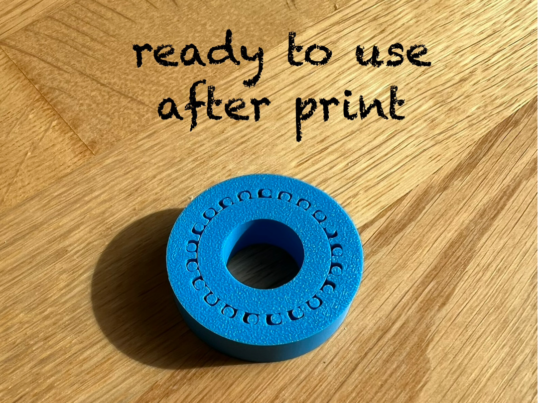 Ball bearing fidget (print in place)
