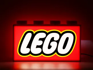 LEGOs Brick Logo Light Box