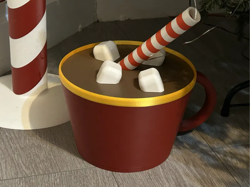 Festive Hot Chocolate Cup