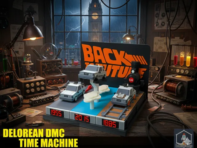 Back to the Future Diorama