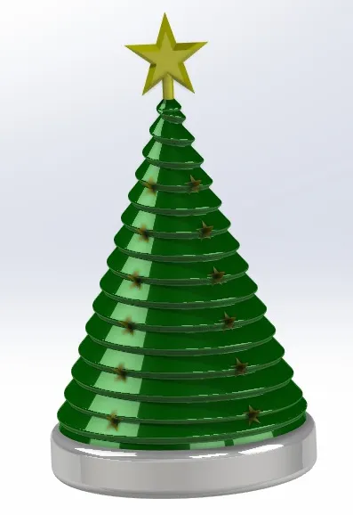 Christmas Tree Santa Hat v1