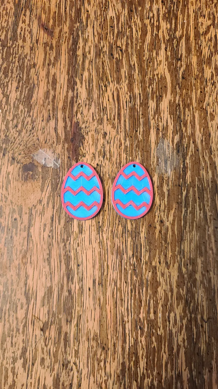 6 Easter Egg Earrings view 4