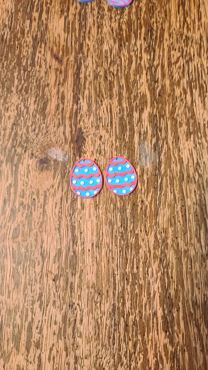 6 Easter Egg Earrings view 3