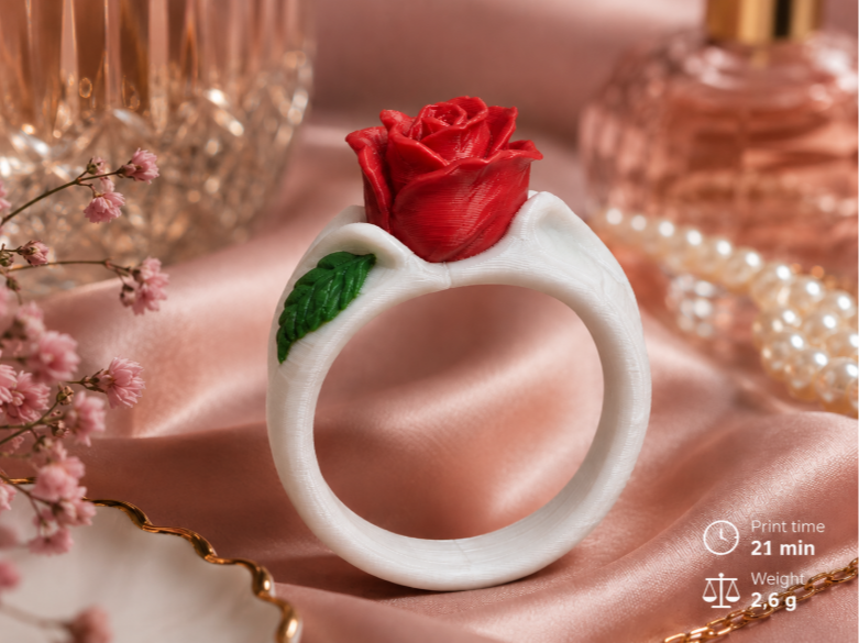 Elegant Rose Ring