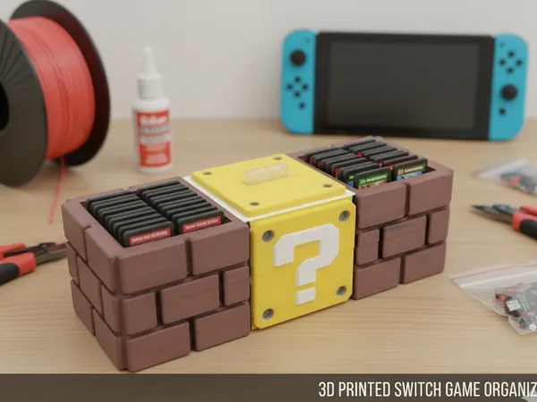 Range-cartouches Nintendo Switch (thème Super Mario)