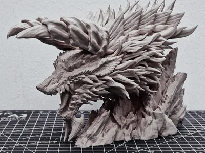 Monster Hunter Thunder Roar under the Moonlight Zinogre Bust 