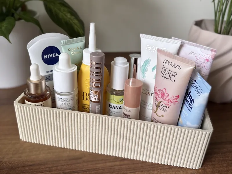 Modern Ribbed Multi-Purpose Organizer