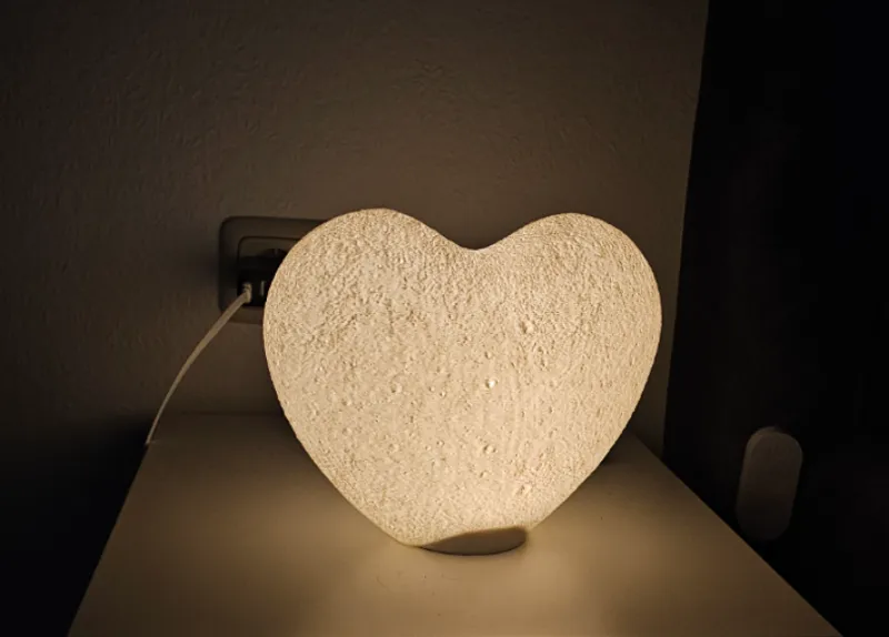 Herzmondlampe heartmoonlamp