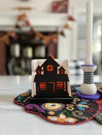 Porte-serviettes maison hantée pour Halloween — photo 1