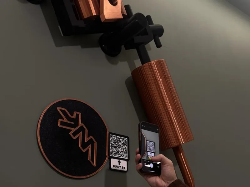 Giant tattoo machine