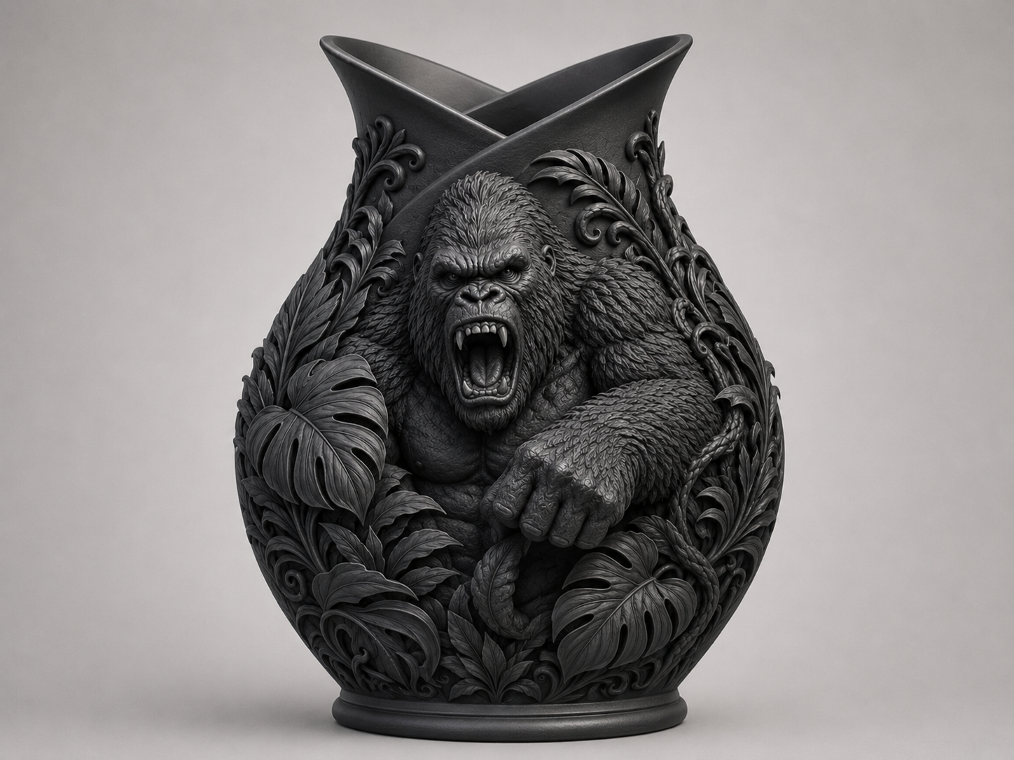 Vaso Gorilla arrabbiato